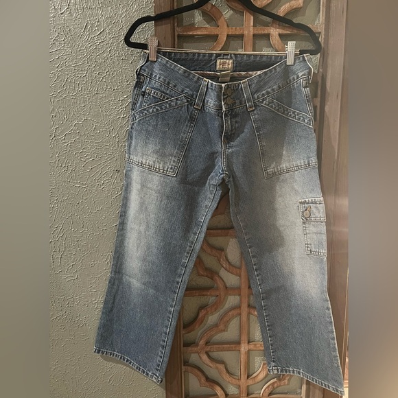 Abercrombie & Fitch Denim - Abercrombie & Fitch Vintage Y2K Cotton Crops